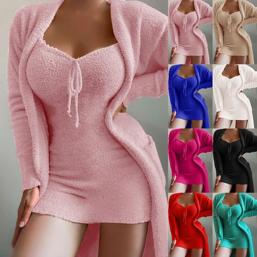 Women fleece pyjamas winter - fleece,