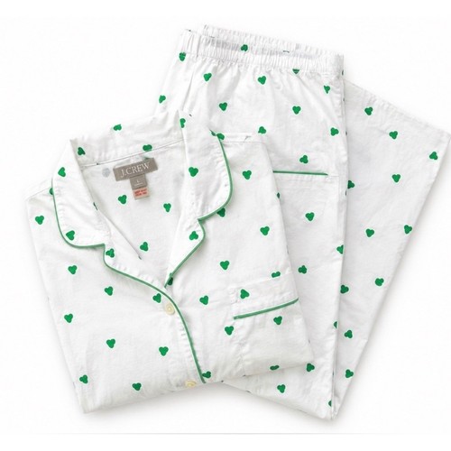 Crew womens white green - j.crew,