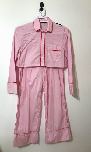 Zara pink red - red, 100%