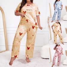 2PCS Women Plus Size Heart