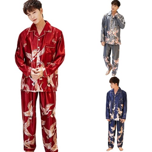 Men long sleeve pajamas - men,