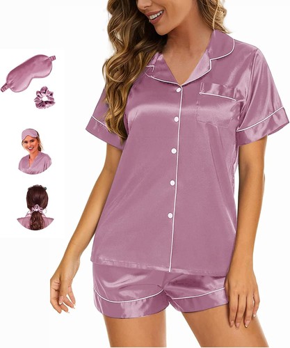 Women silk satin pyjama - women's,