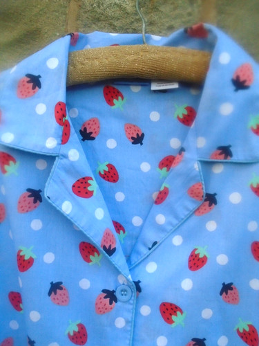 Strawberry pattern pyjamas - pattern,