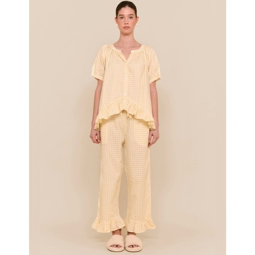 Piyama sophie yellow - yellow, gingham