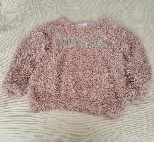 Sleep pink fluffy snuggle - pink,