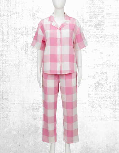 Womens burshed cotton check - womens,